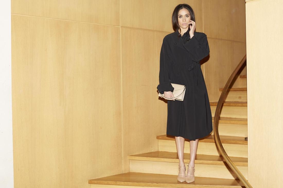 Księżna Meghan na planie sesji zdjęciowej z 2015 roku