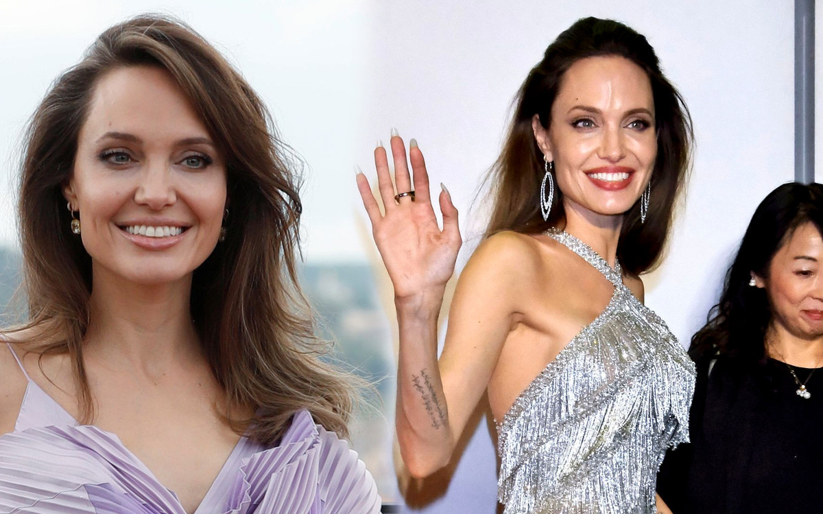 Angelina Jolie w blond peruce i złotej zbroi na planie nowego filmu (FOTO)