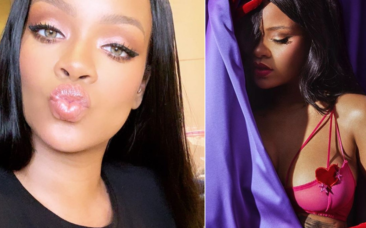Rihanna reklamuje bieliznę
