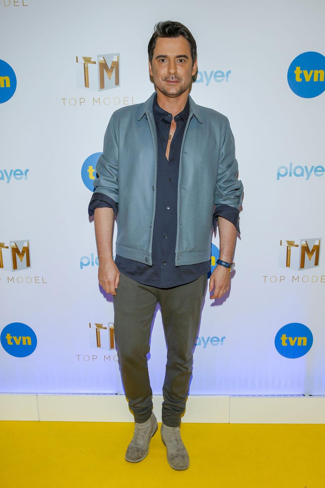 Marcin Tyszka na ściance