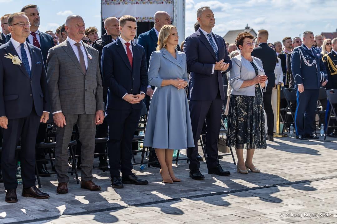 Marta Nawrocka podczas Dożynek Prezydenckich, fot. Instagram
