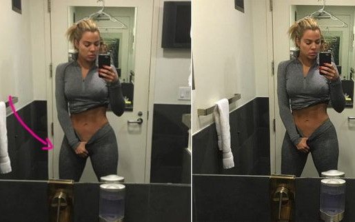 Khloe Kardashian tłumaczy się z Photoshopa (Instagram)