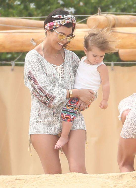 Kourtney Kardashian i Scott Disick na rodzinnym urlopie