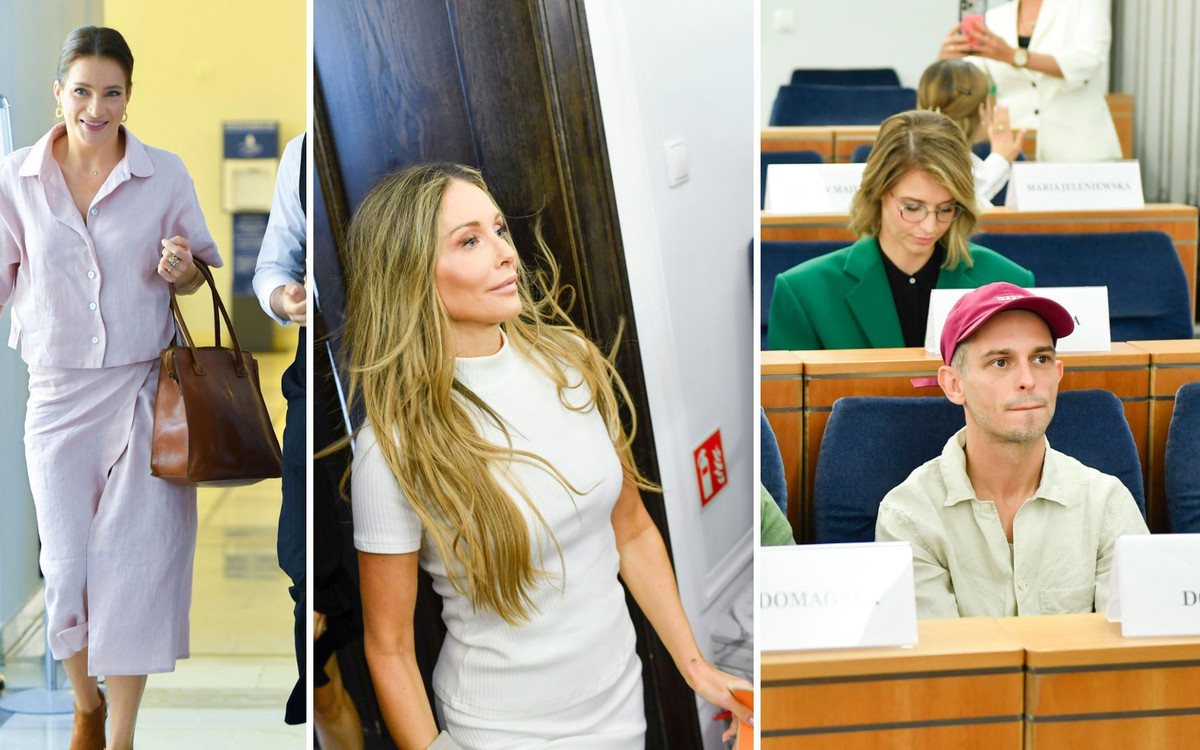 Obrady w Senacie RP z udziałem gwiazd. Małgorzata Rozenek, Anna Dereszowska…