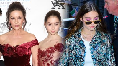 15-letnia Carys Zeta Douglas, córka Catherine Zety-Jones w pięknej sukni na ściance (ZDJĘCIA)