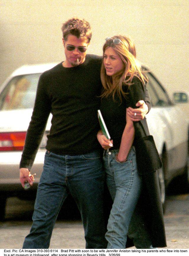 Brad Pitt w czasach związku z Jennifer Aniston