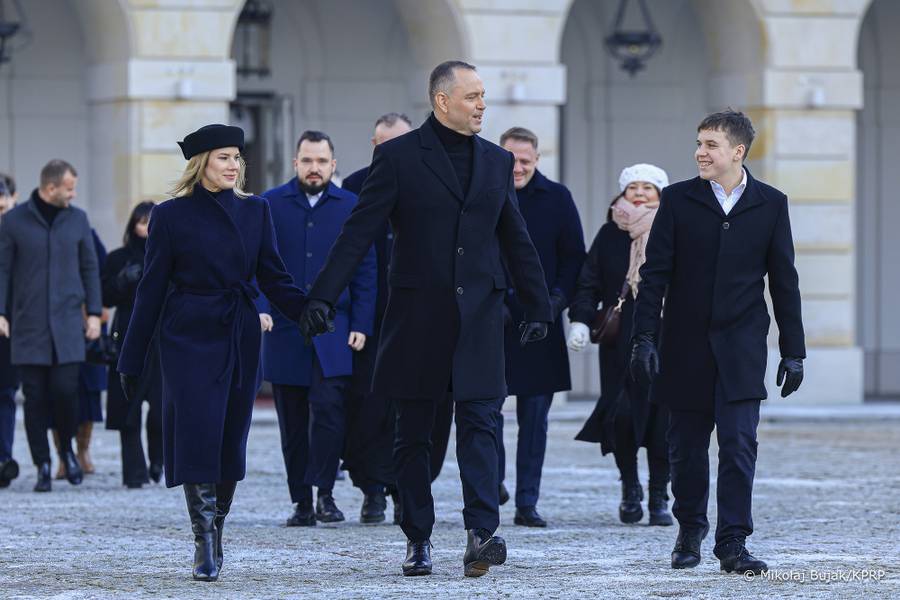 Para prezydencka na orszaku Trzech Króli, fot. KPRP