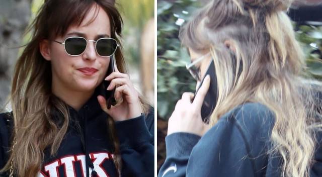 Dakota Johnson w obcisłych legginsach – i który to miesiąc? (ZDJĘCIA)