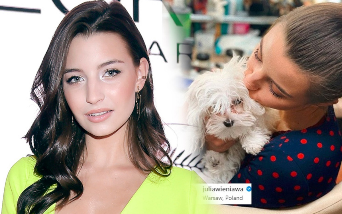 Julia Wieniawa w butiku z Guciem – najbardziej stylowym piesiem show-bizu