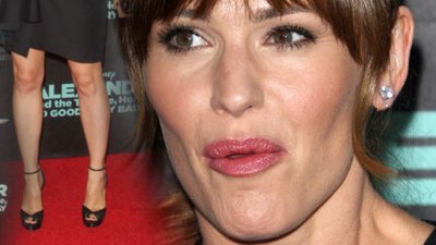 WPADKA Jennifer Garner: pokazała spanxy na czerwonym dywanie