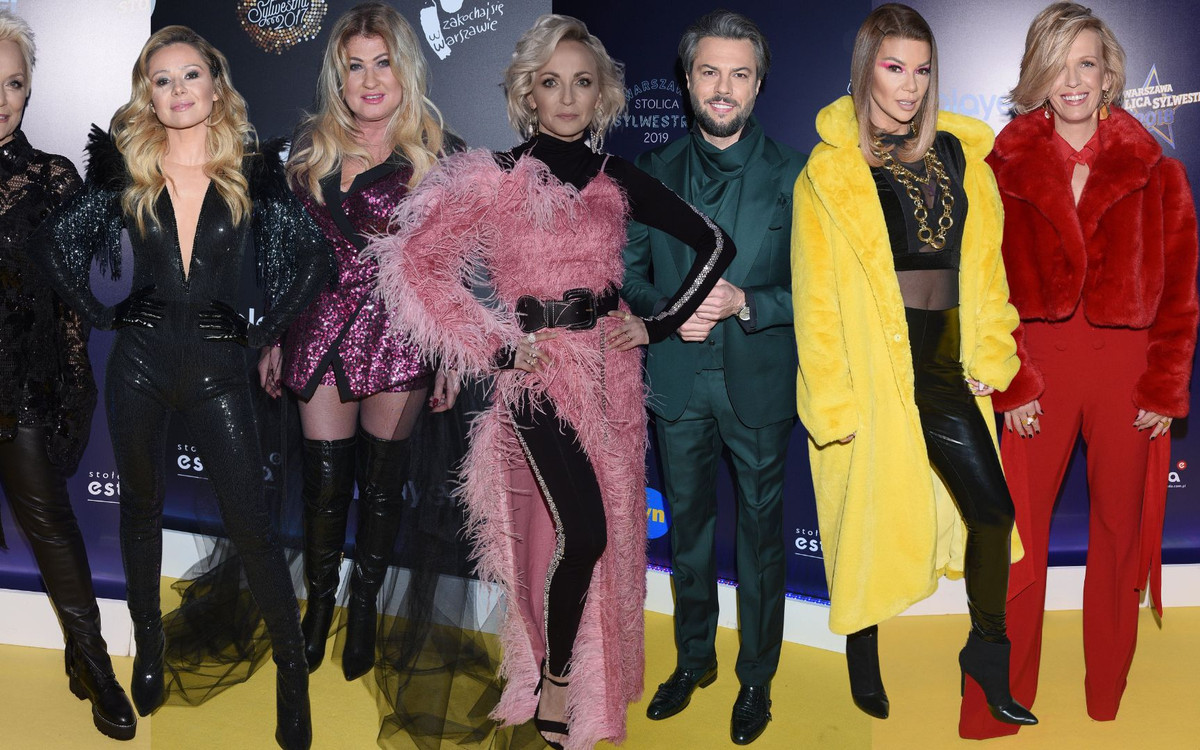 Sylwester TVN. Gwiazdy zachwyciły stylizacjami. Koronki, pióra, futra i mnóstwo kolorów