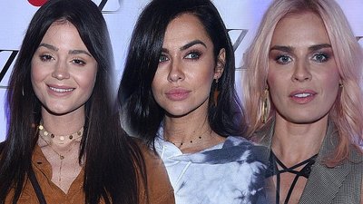 Natasza Urbańska w różowych włosach i inne gwiazdy na otwarciu butiku