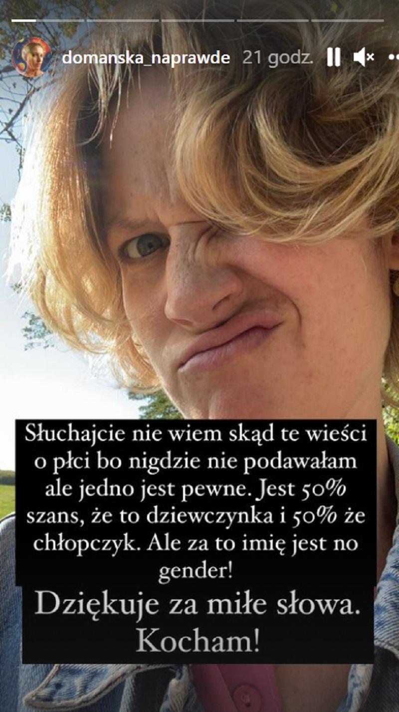 Aleksandra Domańska, fot. Instagram @domanska_naprawde