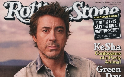 Robert Downey Jr. w magazynie Rolling Stone (FOTO)