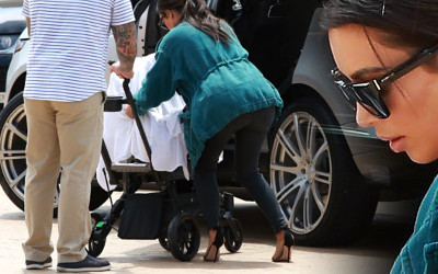 Kim Kardashian nie miała czasu na stylizację? (FOTO)