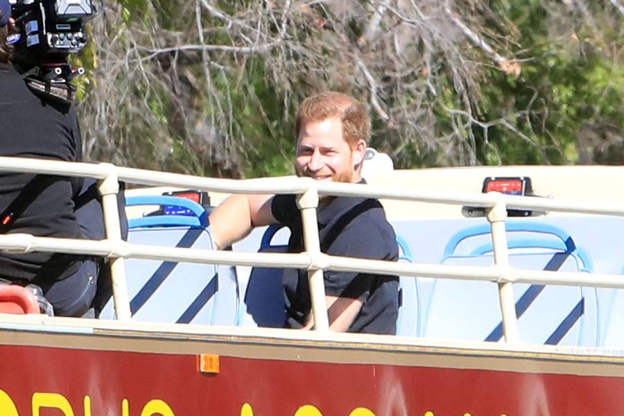 Książę Harry podczas wywiadu