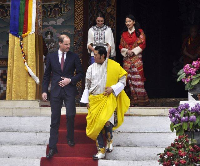 Księżna Kate i książę William w Bhutanie