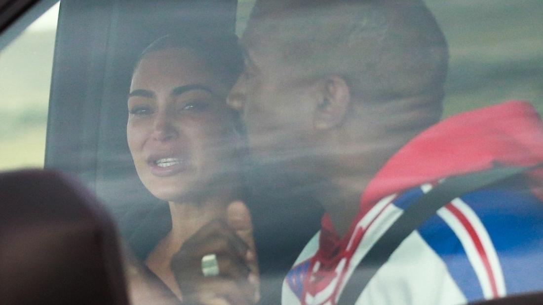 Kim Kardashian płacze