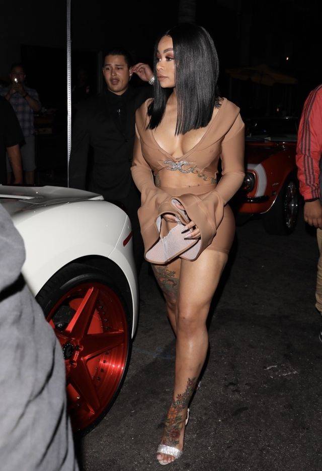 Blac Chyna  w kostiumie z lycry