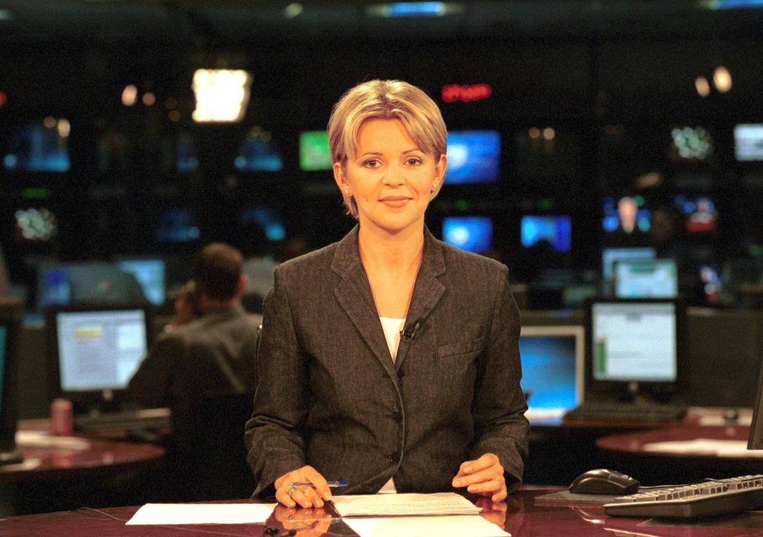 Justyna Pochanke w studiu