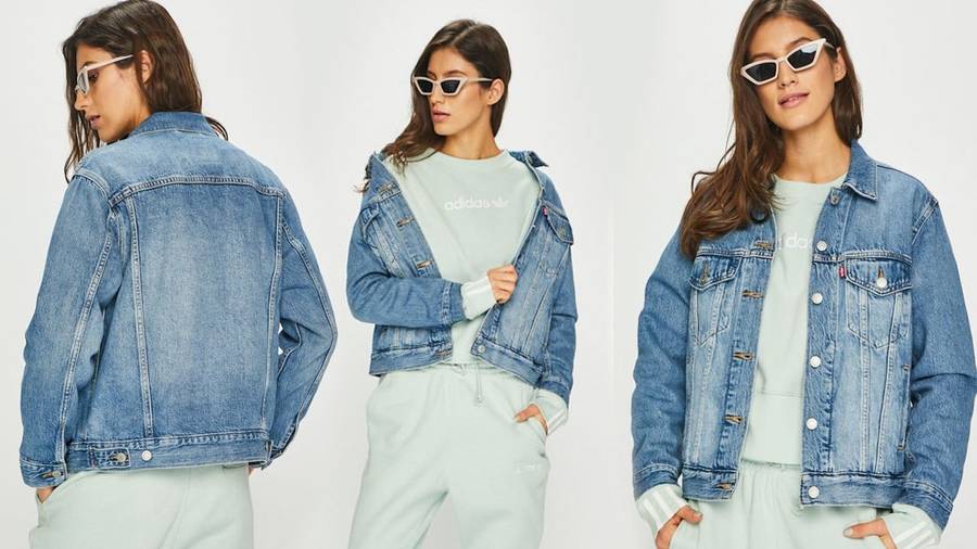 Modelka w jeansowej kurtce