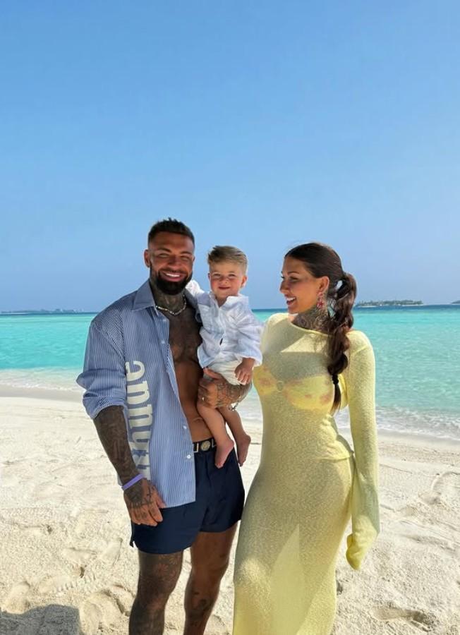 Deynn z rodziną na Malediwach, fot. Instagram