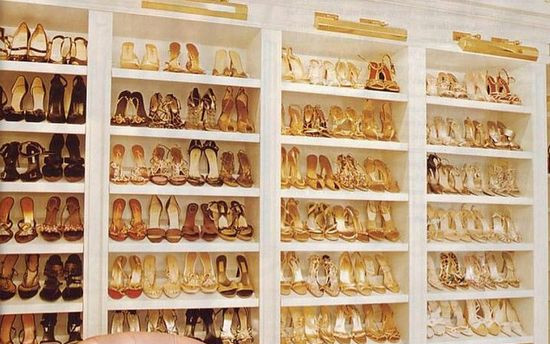 Gdzie gwiazdy trzymają swoje ubrania i buty?