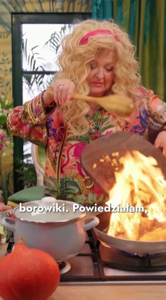 Pożar w kuchni Magdy Gessler, fot. Instagram