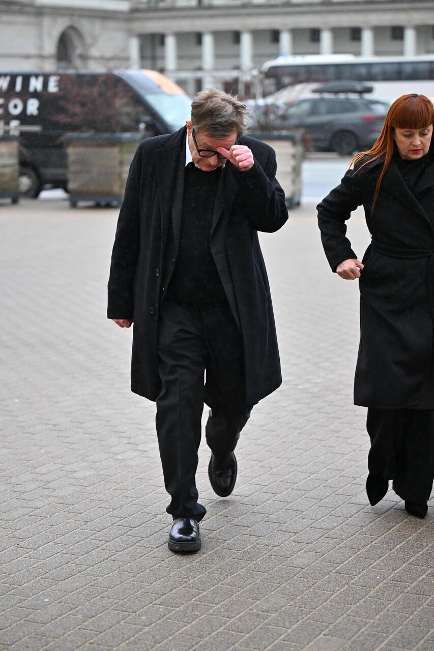 Olaf Lubaszenko załamał się na pogrzebie ojca, fot. KAPiF