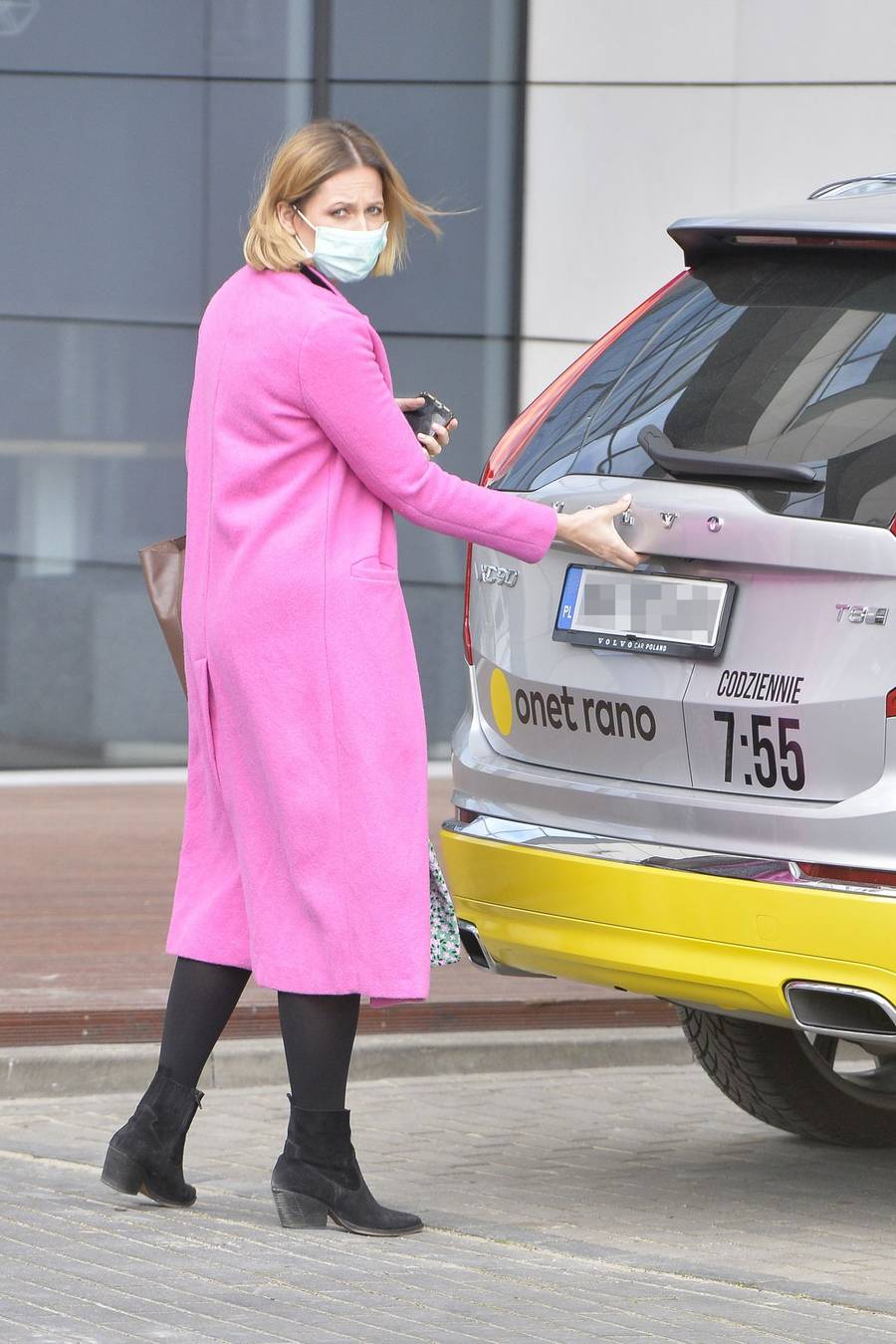 Odeta Moro w maseczce