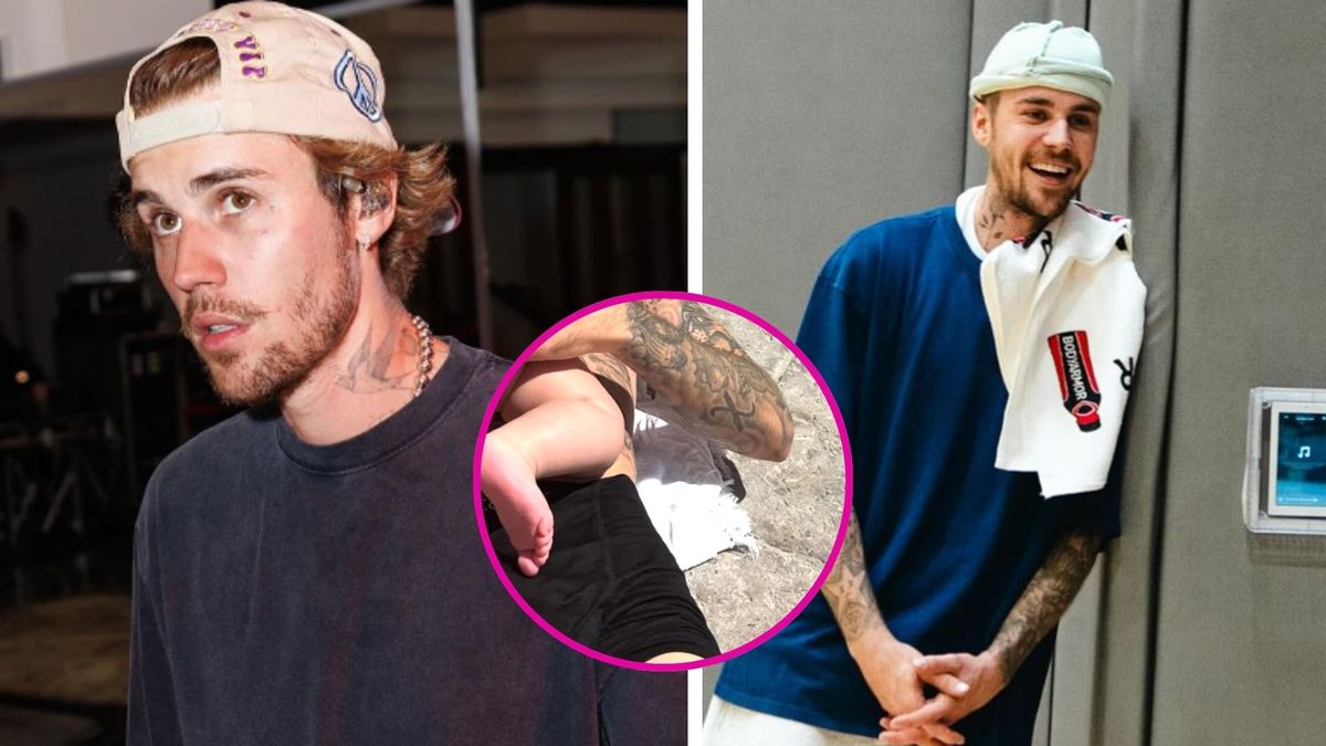 Justin Bieber ponownie szokuje fanów! Pierwszy raz pokazał swojego synka Jacka i to NAGO (FOTO)
