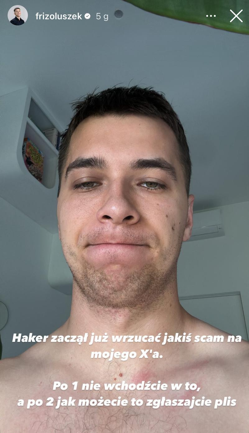 Karol ,,Friz" Wiśniewski, fot. Instagram