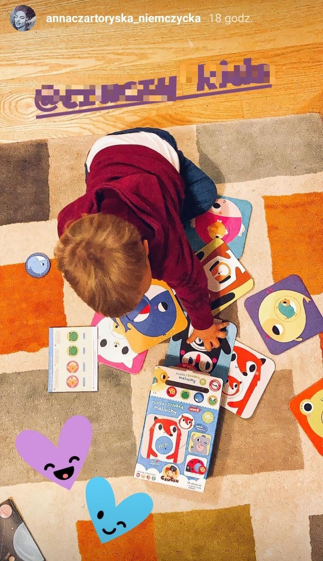 Anna Czartoryska-Niemczycka pokazała syna