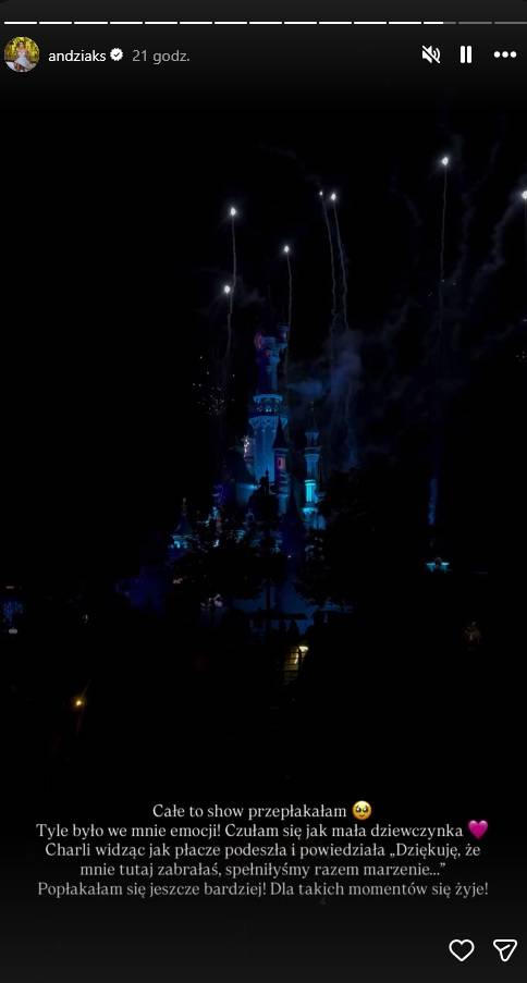 Andziaks i Luka w Disneylandzie, fot. Instagram