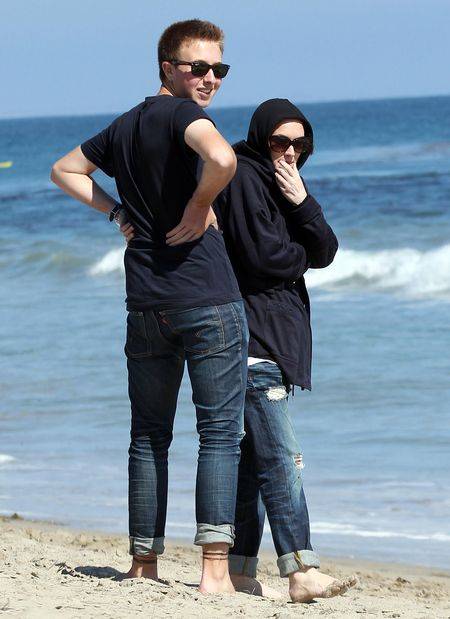 Winona Ryder na plaży