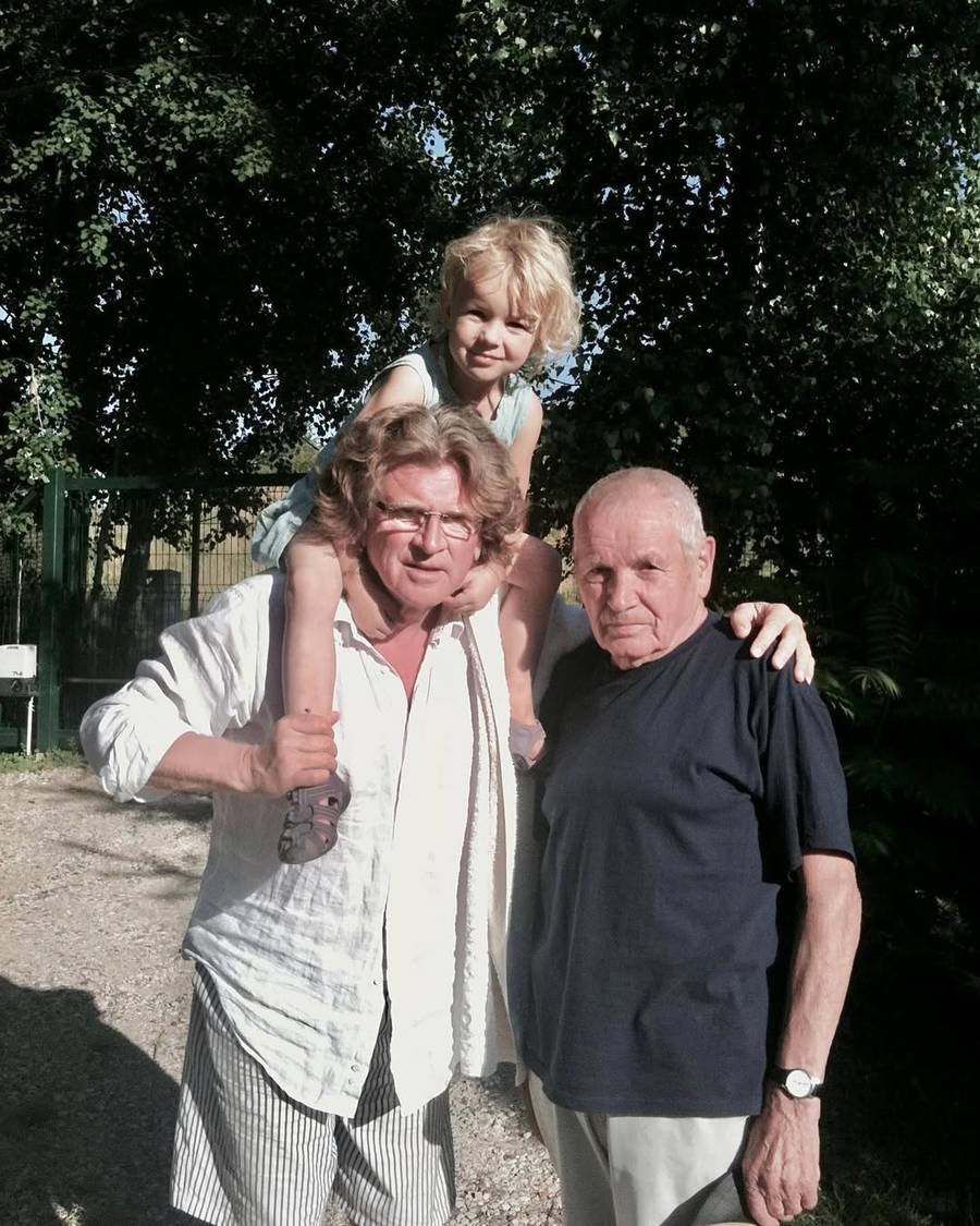 Zbigniew Wodecki z córkami, fot. Instagram