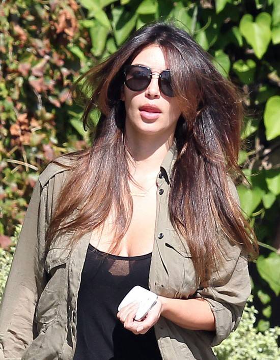 Kim Kardashian rozjaśniła końcówki włosów