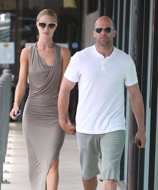 Rosie Huntington-Whiteley i Jason Statham idą na śniadanko