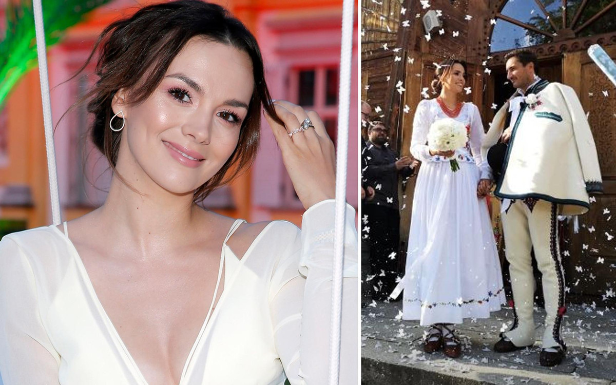 Druga suknia ślubna Pauliny Krupińskiej była raczej skromna