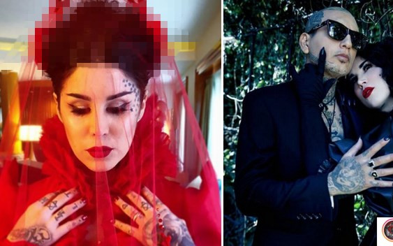 Wesele odbyło się dzisiaj! Kat Von D pokazała swoją DIABELSKĄ suknie