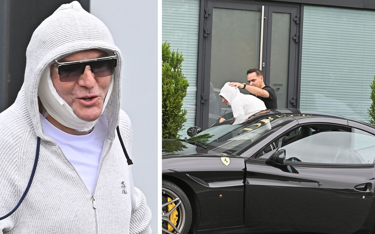 Krzysztof Gojdź opuszcza klinikę, w której poddał się zabiegowi za 150 tys. zł. Udał się na szampana Dom Perignon