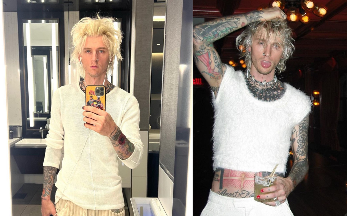 Machine Gun Kelly pozuje z mamą i córką. Gdzie się podziała Megan Fox?