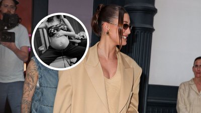 Hailey Bieber pokazała CIĄŻOWE KRĄGŁOŚCI. Fani oszaleli