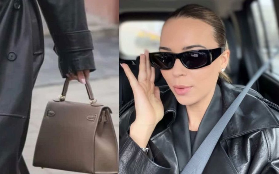 Kubicka zadaje szyku na sali sądowej. Postawiła na klasykę