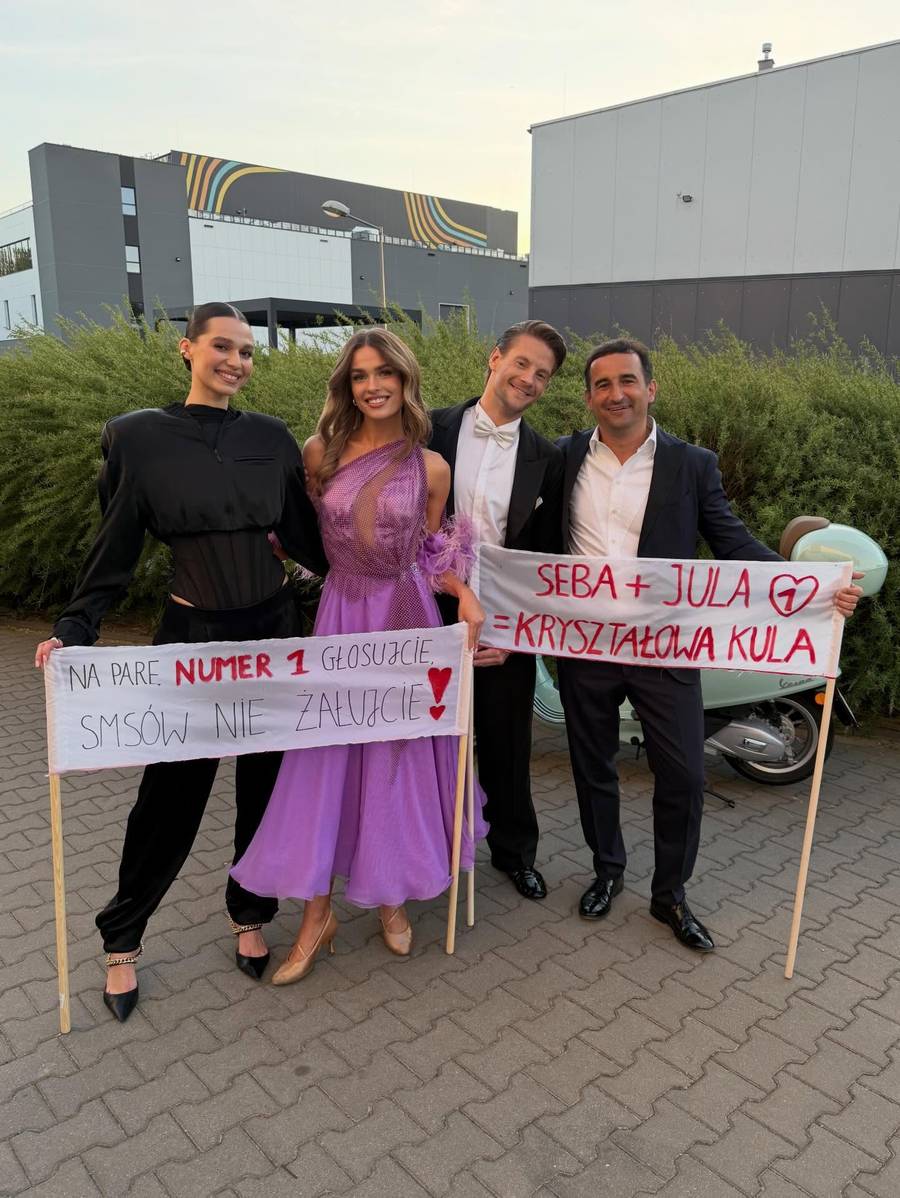 Maja Klajda, Julia Suryś, Sebastian Fabijański, Misiek Koterski, fot. Facebook.