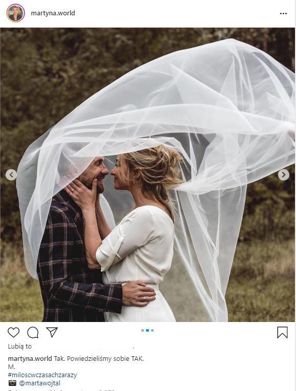 Martyna Wojciechowska i Przemysław Kossakowski, fot. Instagram @martyna.world / @martawojtal