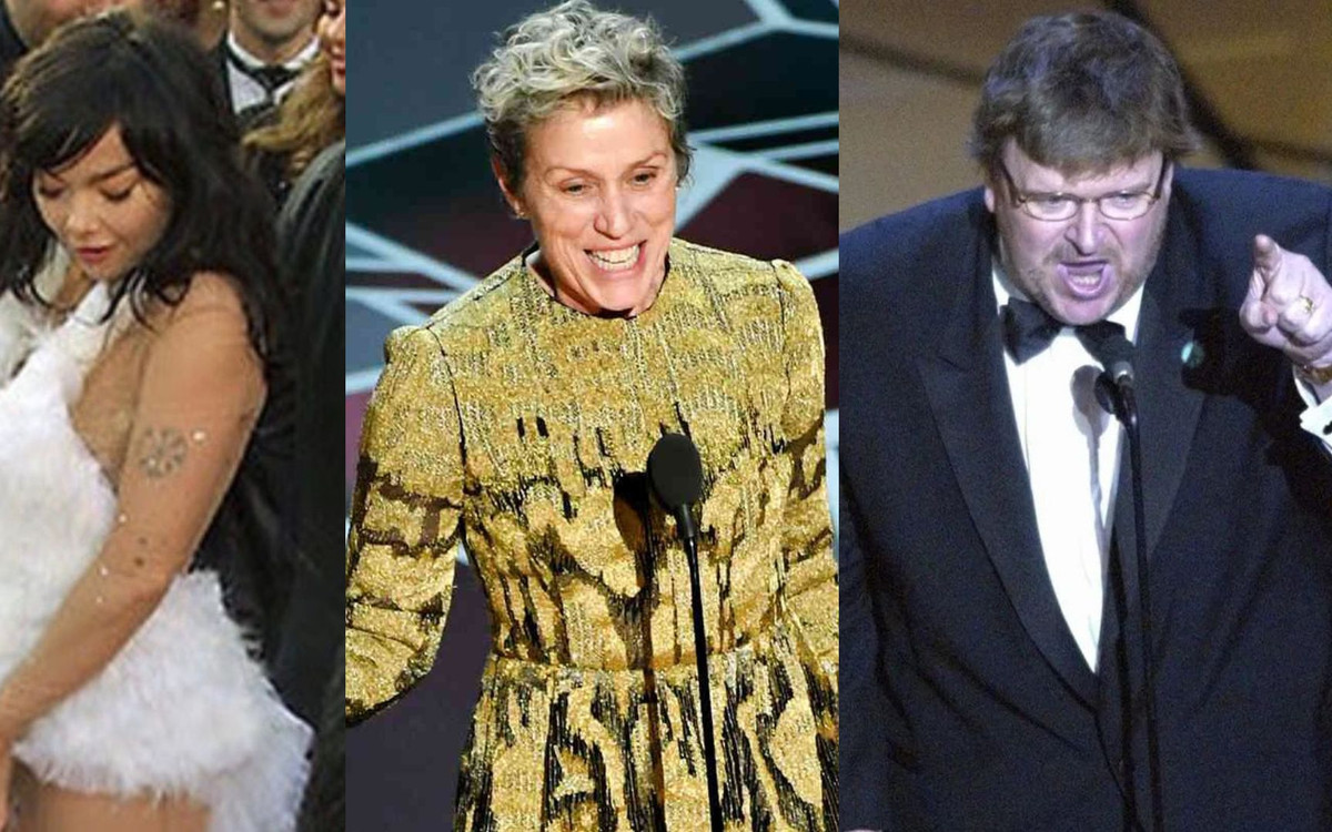 Największe skandale na Oscarach. Gwiazda bez ubrań na scenie to dopiero początek