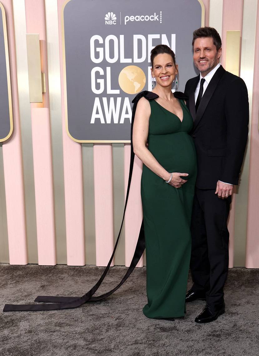 Najlepsze kreacje Złotych Globów 2023. Jenna Ortega gwiazdą wieczoru, Hilary Swank w ciążowej kreacji, Selena Gomez w fiolecie