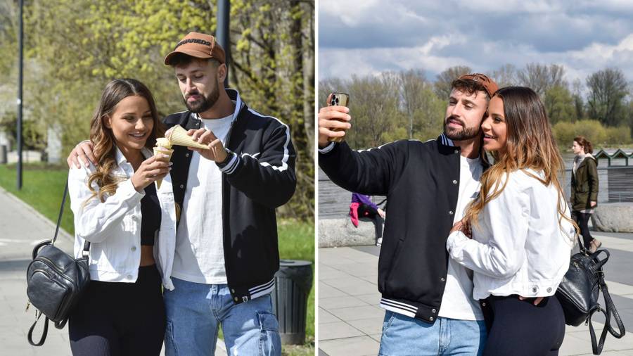Agata Paź i Hubert Wicher z “Love Island” na romantycznym jak z filmu spacerze (ZDJĘCIA)