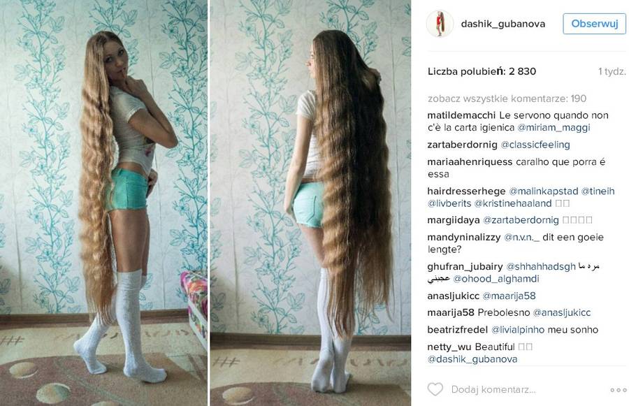 WOW! Ta kobieta nie ścinała włosów od 13 lat!